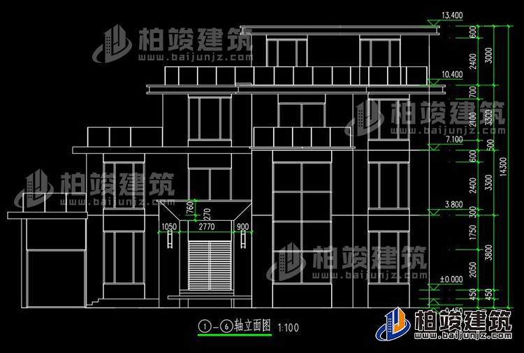 正立面图